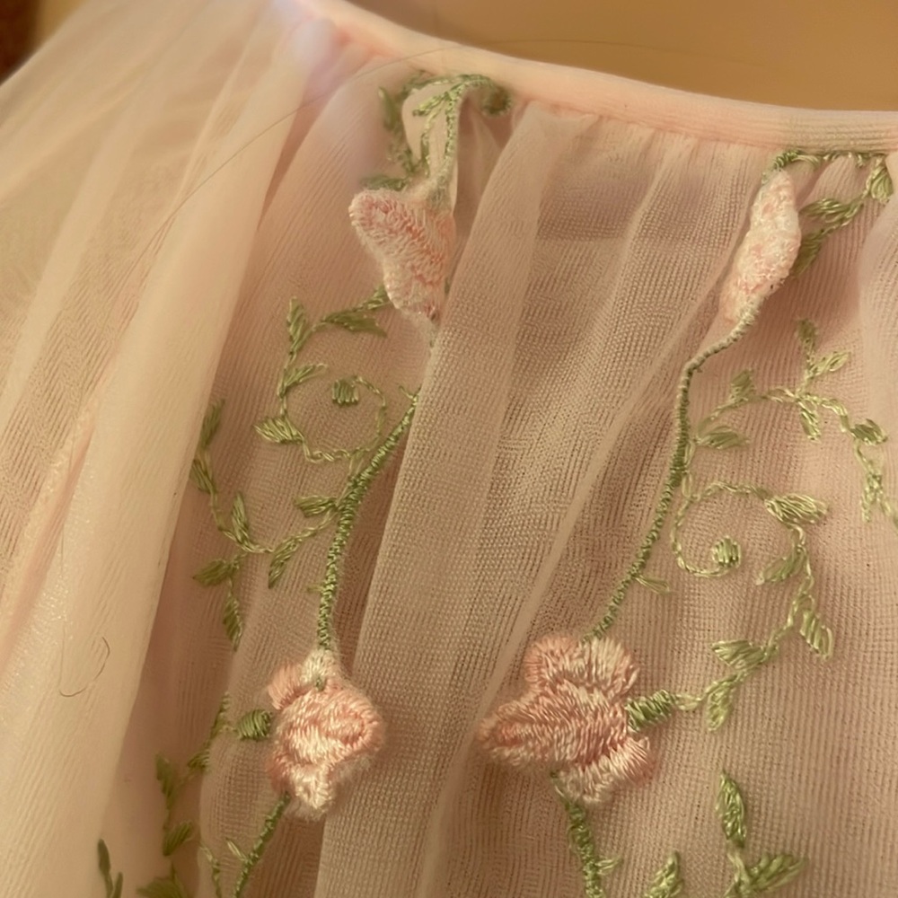 Vintage NIGHTGOWN pale pink tricot by RADCLIFFE size SMALL - Picture 5 of 13